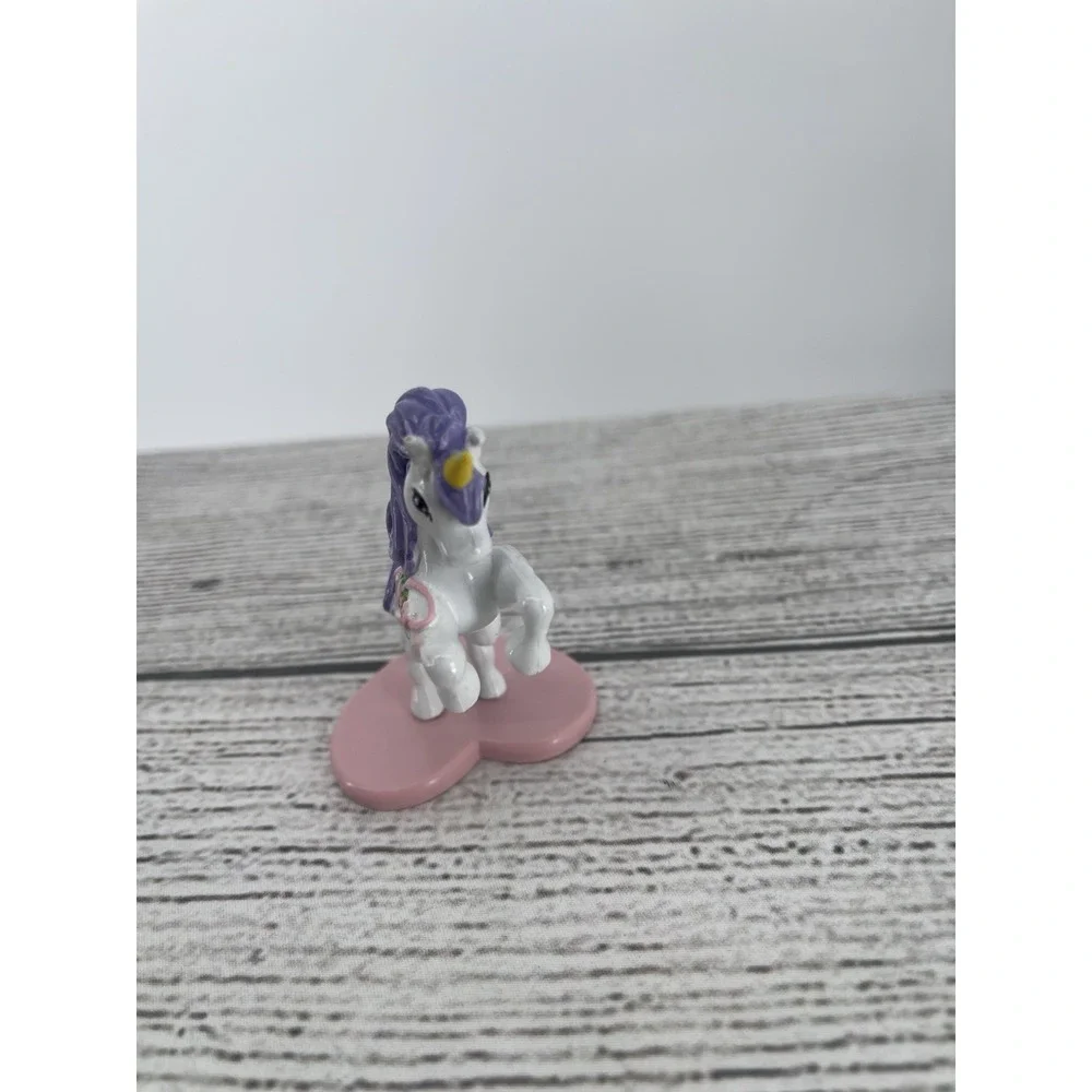 Unicorn Cake Topper 2000 Birthday Express Pink Purple Girl Party Figurine